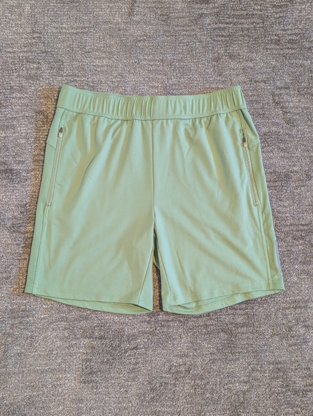 Balance Collection Light Green Men's Athletic Running Shorts - Medium